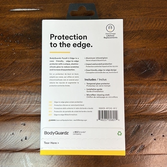 Body Guardz Tempered Glass Screen Protector iPhone 11 Pro/Xs/X - Picture 2 of 8